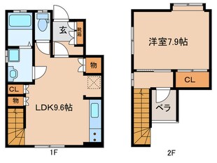 松浦ハイツの物件間取画像